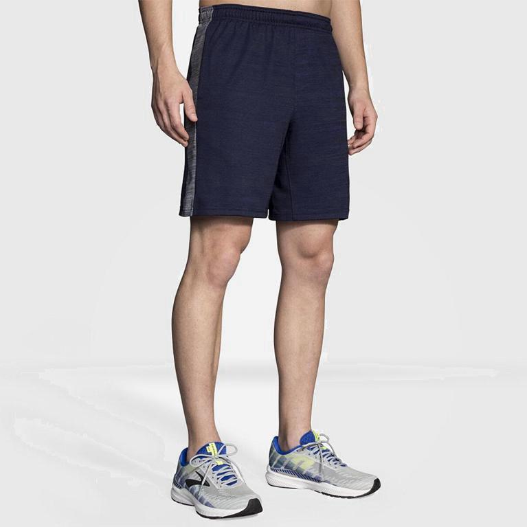 Brooks Rep 8 Mens Running Shorts Ireland Blue (TEIH-13824)